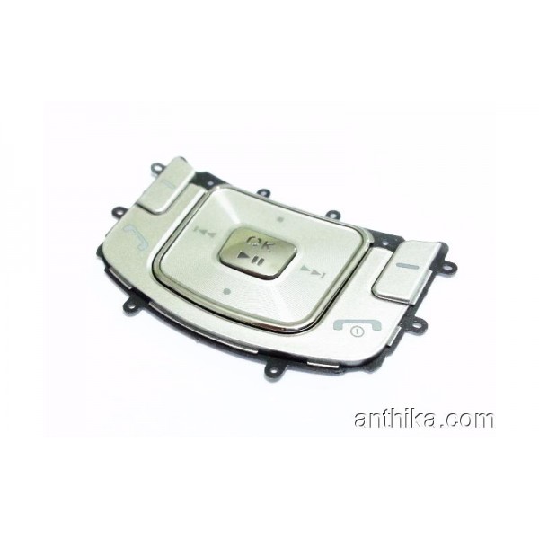 Samsung B520 Tuş Orjinal Keypad Silver