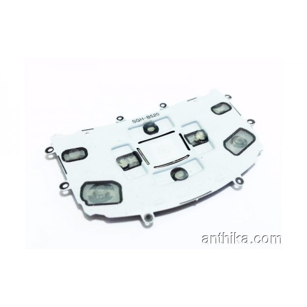 Samsung B520 Tuş Orjinal Keypad Silver