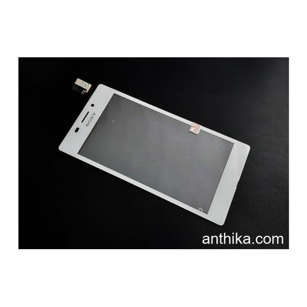 Sony Xperia M2 Aqua Dokunmatik Beyaz Touch Digitiz...