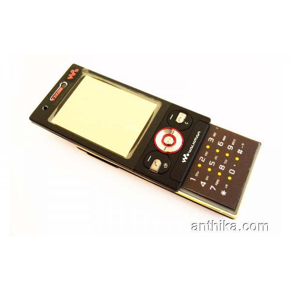 Sony Ericsson W705 W705i Kapak Kasa Tuş High Quality Full Housing Black