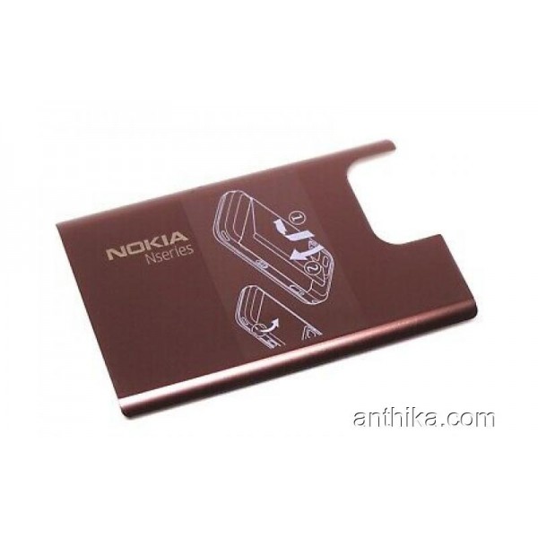 Nokia N97 Mini Kapak Original Battery Cover Brown ...