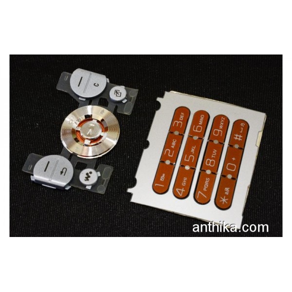 Sony Ericsson W580 W580i Tuş Orjinal Keypad White...