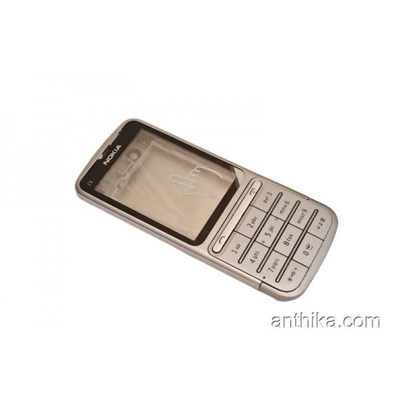 Nokia C3-01 Kapak Kasa Tuş Dokunmatik Original Fu...