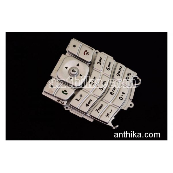 Motorola C117 Tuş Original Keypad Silver New