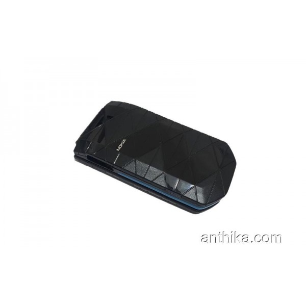 Nokia 7070 Kapak Kasa Tuş High Quality Full Housing Black Blue New