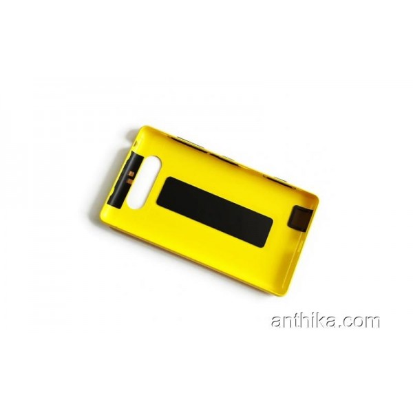 Nokia Lumia 820 N820 Kapak NFC Anten Original Battery Cover Yellow New