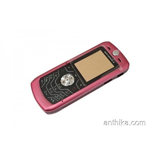Motorola L6 Kapak Kasa Tuş Pembe Full Housing New