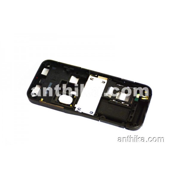 Nokia 6120 6124  Classic Kasa Buzzer Original Middle Cover Black New