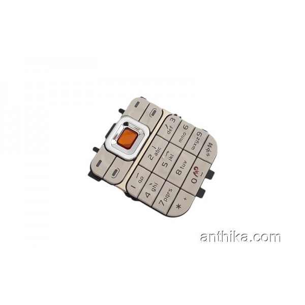 Nokia 7360 Tuş Original Keypad Chreme New