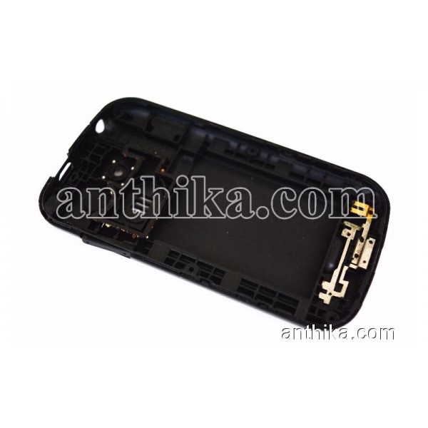 Samsung S3350 Kapak Kasa Original Middle Battery Cover Black New