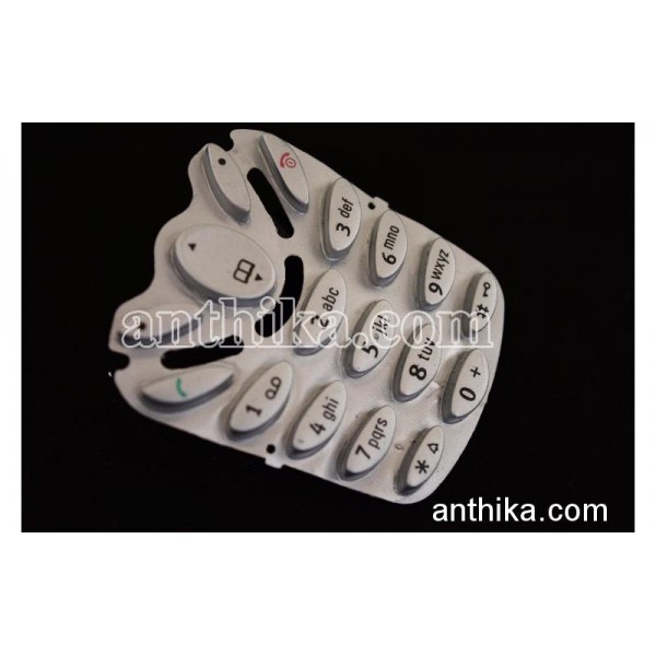 Siemens A52 A55 Tuş Original Keypad Silver New