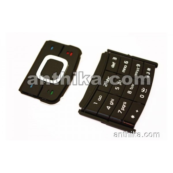 Nokia 6500 Slide Tuş High Quality Keypad Black Ne...