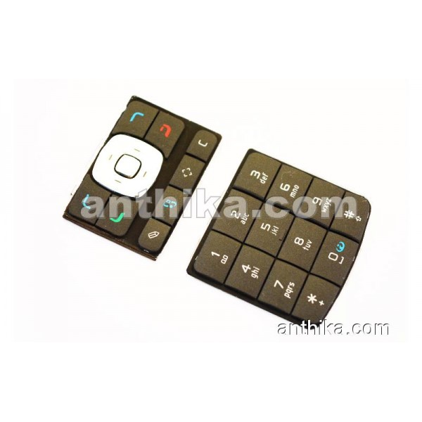 Nokia N93 Tuş High Quality Menu Numeric Keypad Bl...