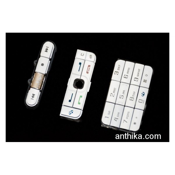 Nokia 3250 Tuş Orjinal Kalitesinde Keypad White N...