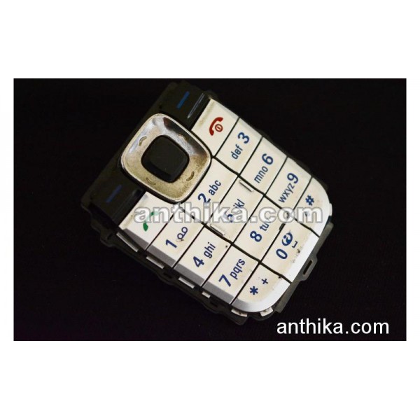 Nokia 2610 2626 Tuş Original Keypad Silver Used
