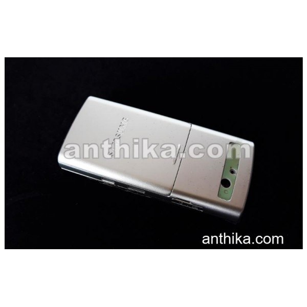 Samsung J600 Kapak Kasa Tuş Original Housing Silver New