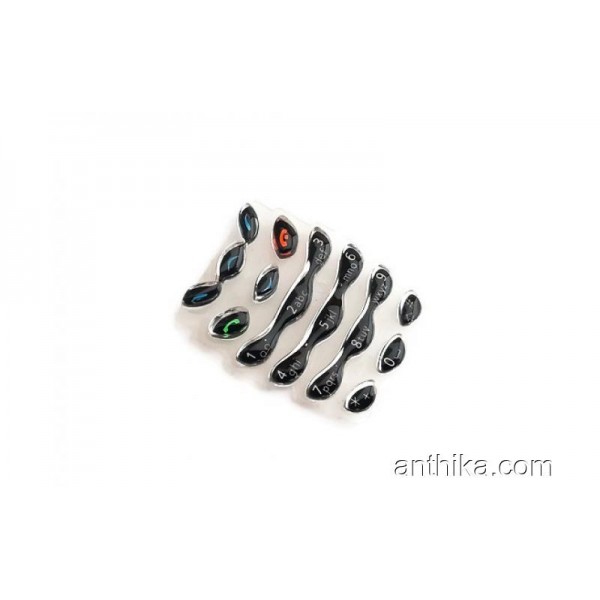 Nokia 3410 Tuş 3410 Cam Tuş Siyah