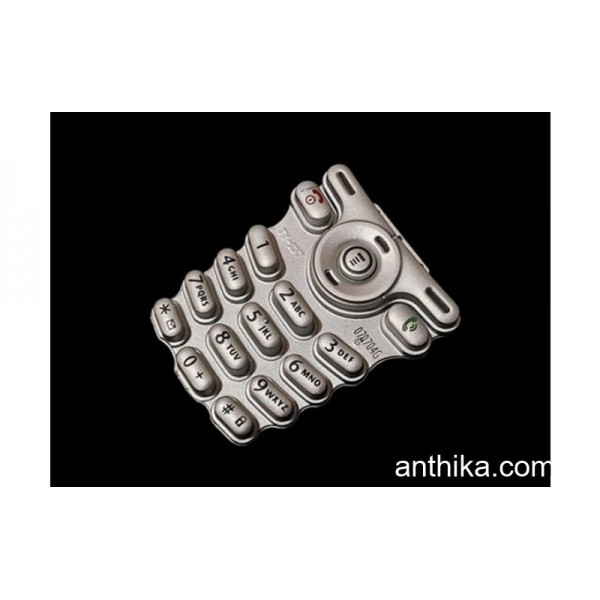 Motorola c200 Tuş Original Keypad Silver New