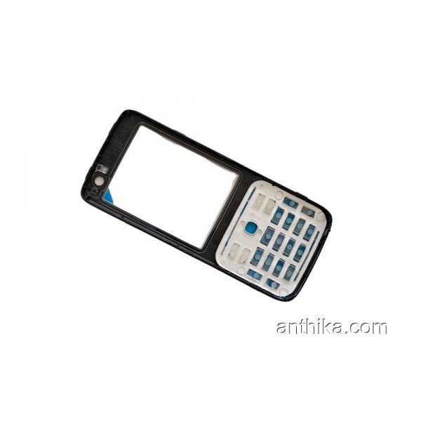 Nokia N73 Kapak Tuş Original Front Pannel and Keypad Black Vodafone