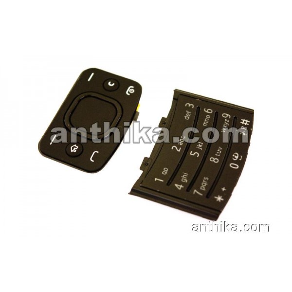 Nokia 6700 Slide Tuş High Quality Keypad Black Ne...