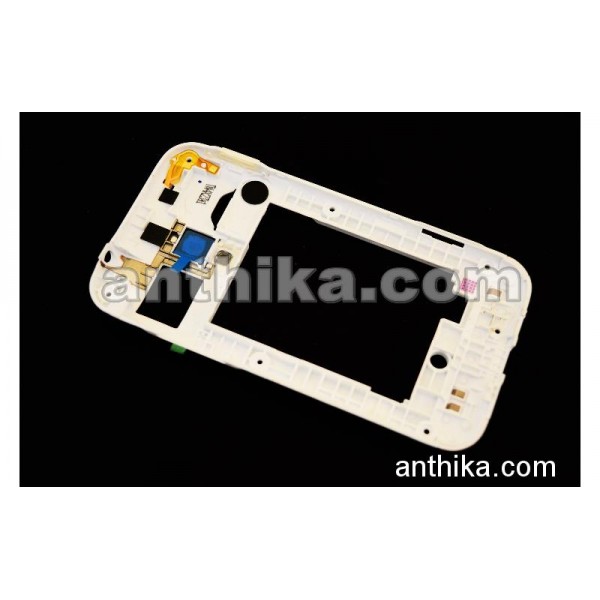 Samsung Ace Plus S7500 Kasa Original Middle Cover White KVK Depo