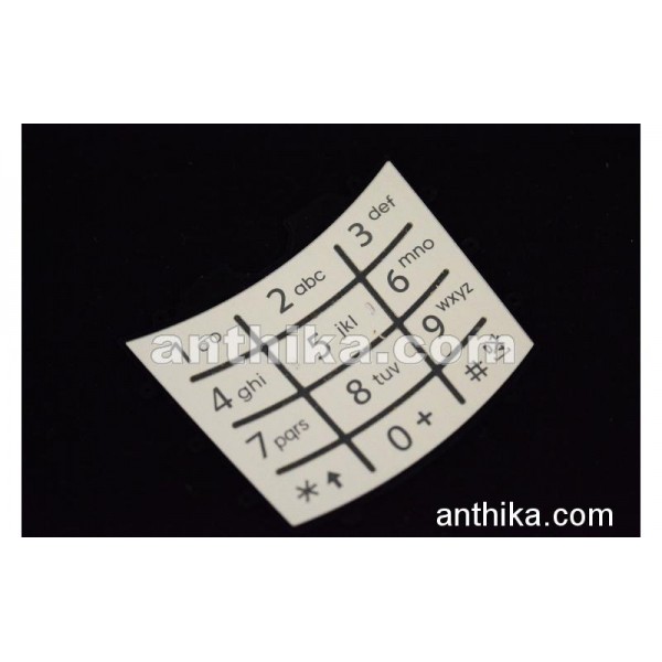 Samsung U700 Tuş Original Numeric Keypad Silver N...