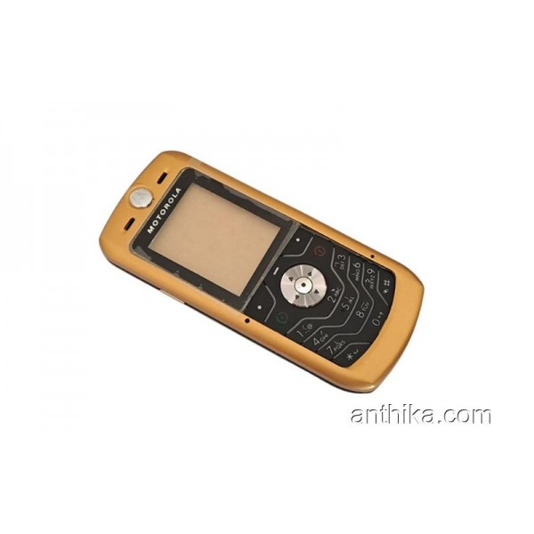 Motorola L6 Kapak Kasa Tuş Full Housing Gold New