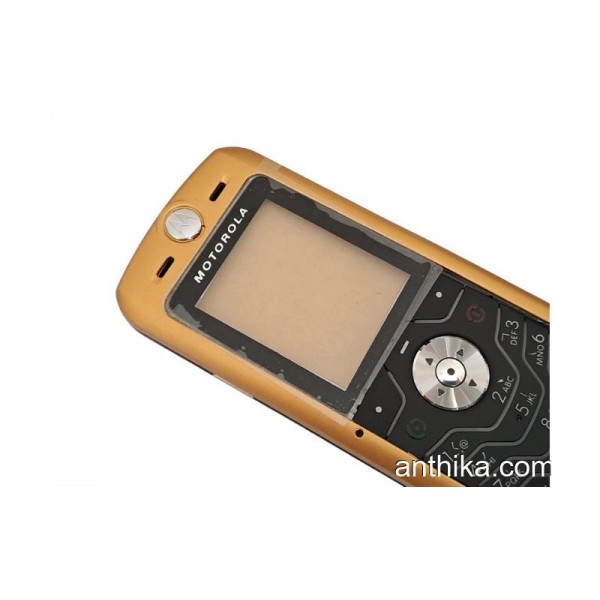 Motorola L6 Kapak Kasa Tuş Full Housing Gold New
