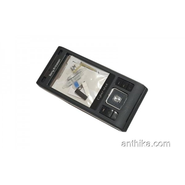 Sony Ericsson C905 Kapak Kasa Tuş Full Housing Bl...