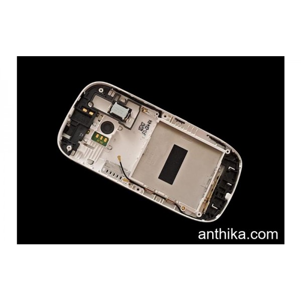 Nokia C7 C7-00 Kapak Kasa Original Middle Cover Battery Cover White