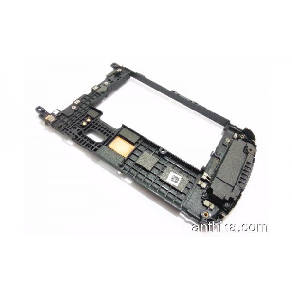 Blackberry Q10 Orta Kasa KVK Depodan Middle Frame Black ASY-53236