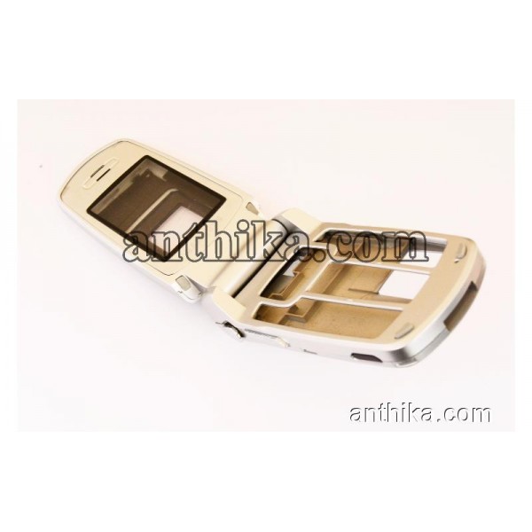 Samsung E700 Kapak Kasa Original Housing Silver New