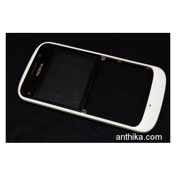 Nokia E5 Kapak Orjinal Front Cover White Used