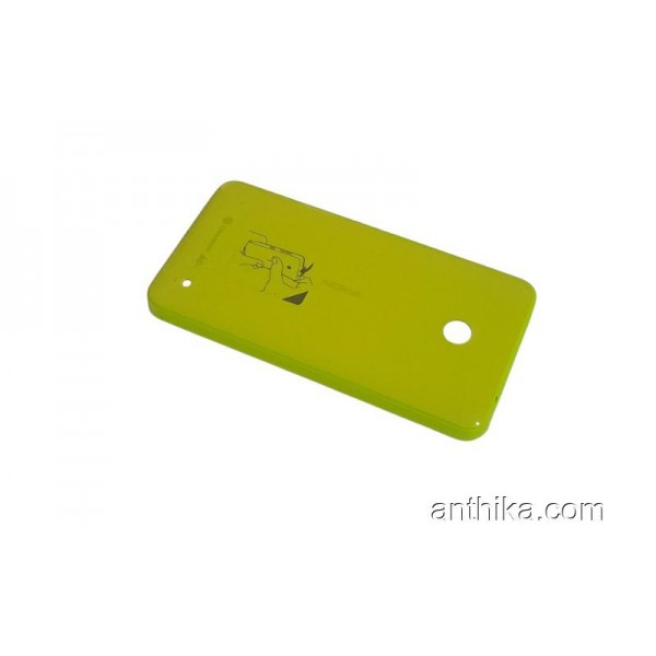 Nokia Lumia 630 Lumia 635 Kapak Original Battery Cover Yellow New