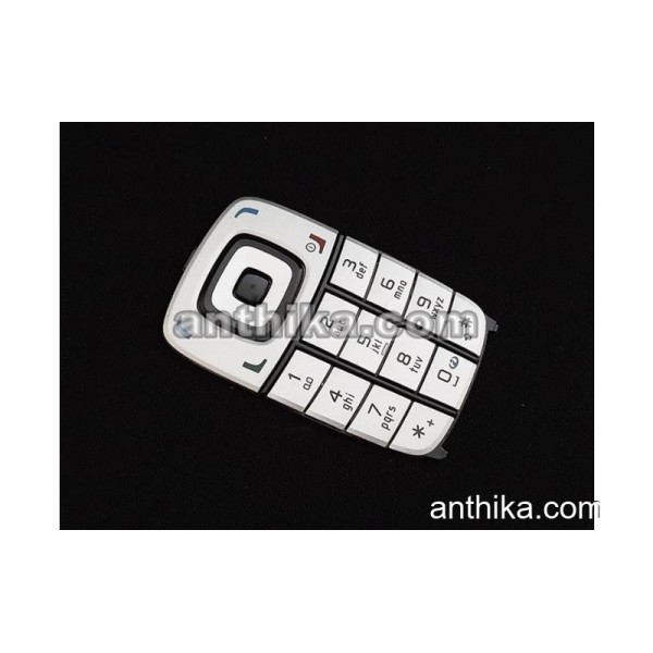 Nokia 6101 Tuş Original Keypad Silver New Conditi...