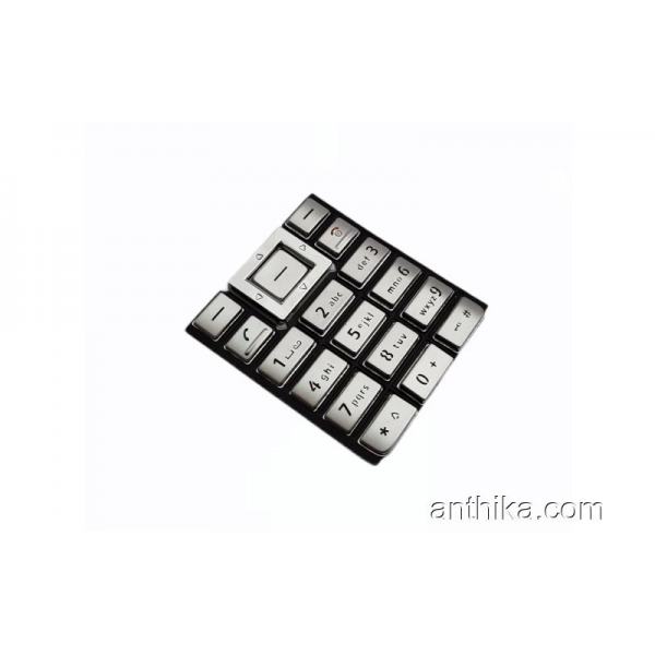 Siemens S68 Tuş Original Keypad Silver New