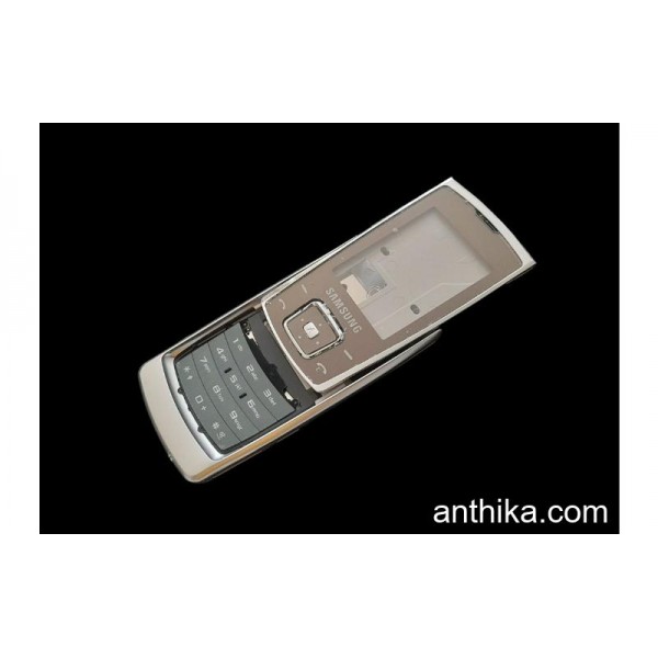 Samsung E840 Kapak Kasa Tuş A++ Kalite Full Housing Silver New