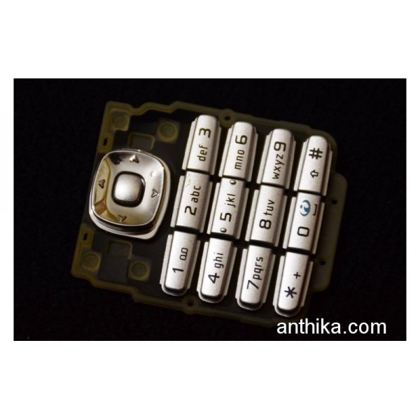 Nokia 6030 Tuş Orjinal Kalitesinde Keypad Silver ...