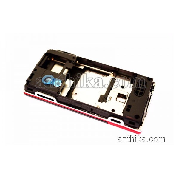 Sony Ericsson W705 W705i Kapak Kasa Tuş High Quality Housing Red New