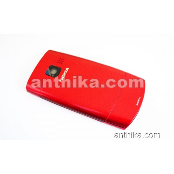 Nokia X2-01 Kapak Kasa Tuş High Quality Full Housing Black Red New