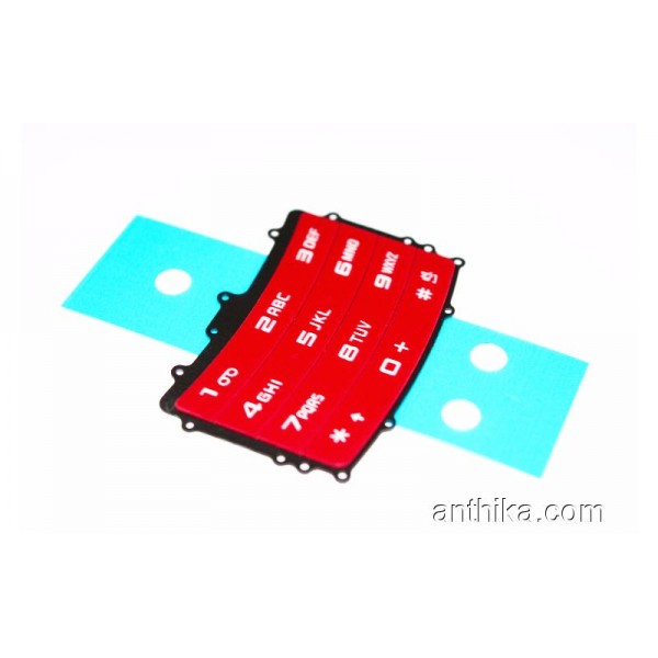 Samsung S8300 Alt Tuş Orjinal Numeric Keypad Red ...