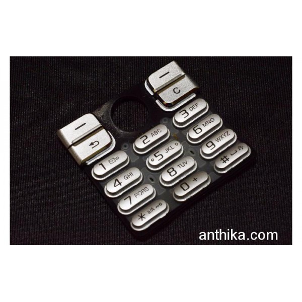 Sony Ericsson K510 K510i Tuş Orjinal Keypad Silve...
