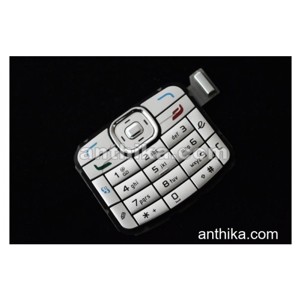 Nokia N70 Tuş Original Keypad Silver New