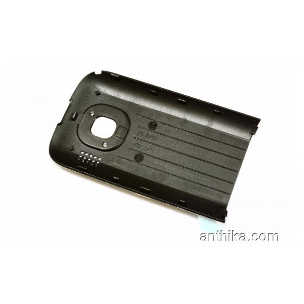 Nokia C2-06 Kapak Orjinal Battery Cover Chrome Black New 0258603