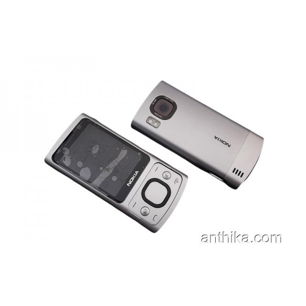 Nokia 6700 Slide Kapak Kasa Tuş Original Housing Silver New Condition