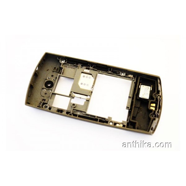 Nokia 303 Asha Kasa Original Middle Cover Grey Used