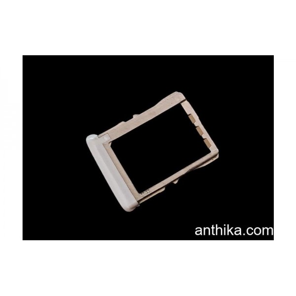 Htc One X Sim Kart Tepsisi Sim Kart Kapağı Beyaz