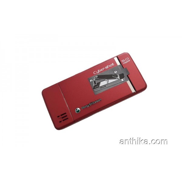 Sony Ericsson c902 Kapak Kasa Tuş Original Full Housing Red New