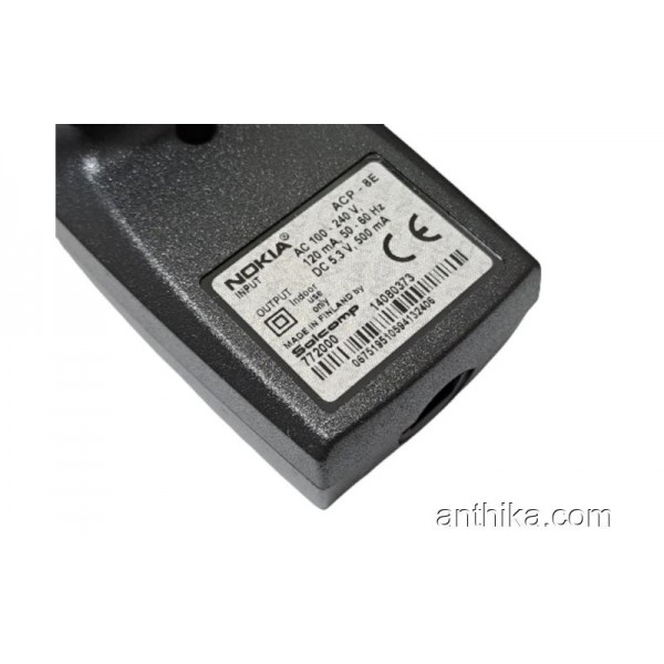 Nokia Kalın Şarj Aleti Nokia ACP-8E Original Travel Charger New