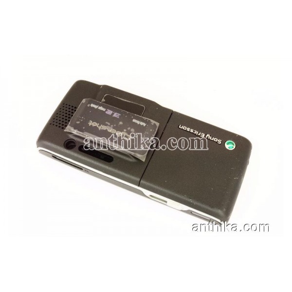 Sony Ericsson K790 K800 Kapak Kasa Tuş Orjinal Kalitesinde Black